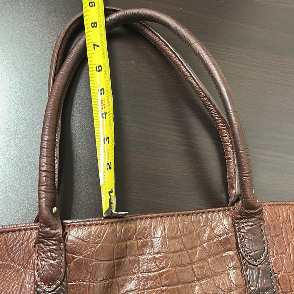 Margot leather tote Brown - Picture 10 of 11